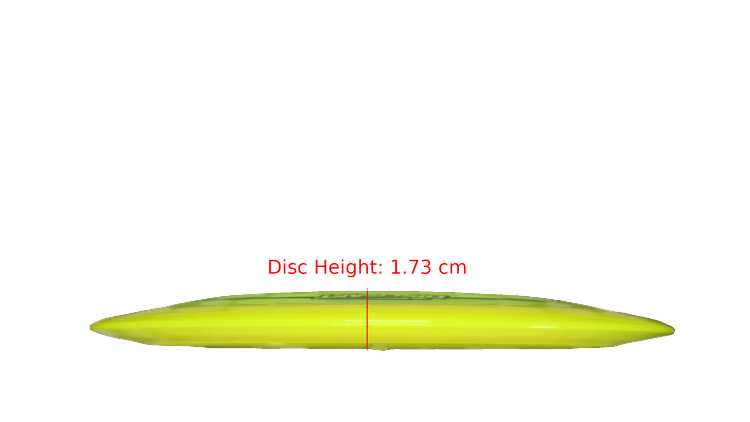 Discraft Z Lite Scorch Distance Driver Profile View