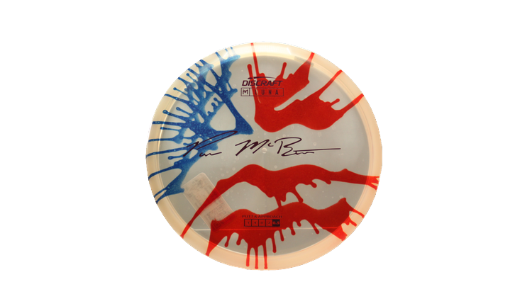 Discraft Paul McBeth Fly Dye Z Luna Putter Front View