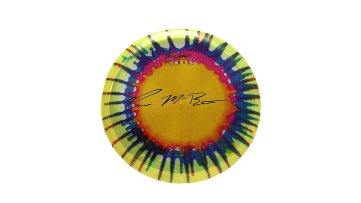 Discraft Paul McBeth Fly Dye Z Luna Putter Front View