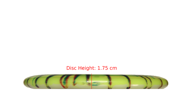 Discraft Paul McBeth Fly Dye Z Luna Putter Profile View