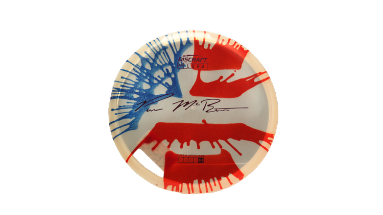 Discraft Paul McBeth Fly Dye Z Luna Putter Front View