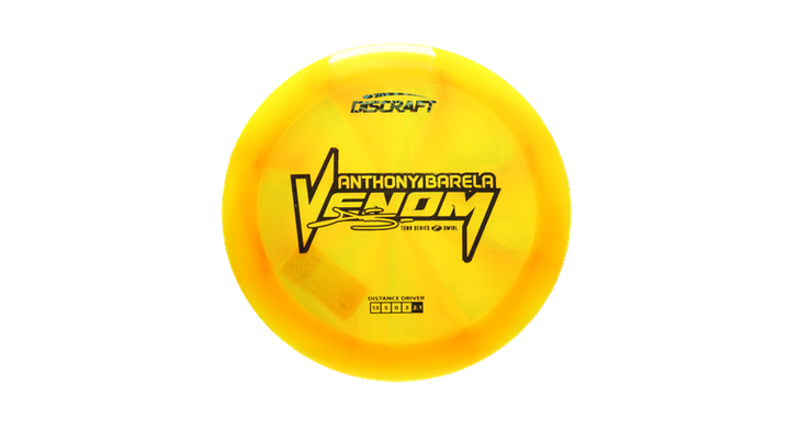 Discraft 2025 Anthony Barela Tour Series Z Swirl Venom Distance Driver Front View