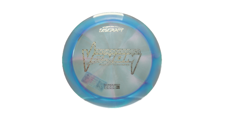Discraft 2025 Anthony Barela Tour Series Z Swirl Venom Distance Driver Front View