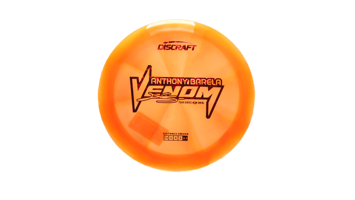 Discraft 2025 Anthony Barela Tour Series Z Swirl Venom Distance Driver Front View