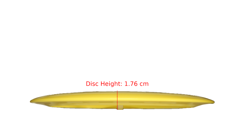 Discmania S-Line DD3 Distance Driver Profile View