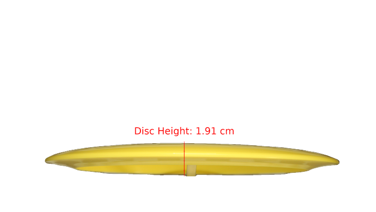 Discmania S-Line DD3 Distance Driver Profile View