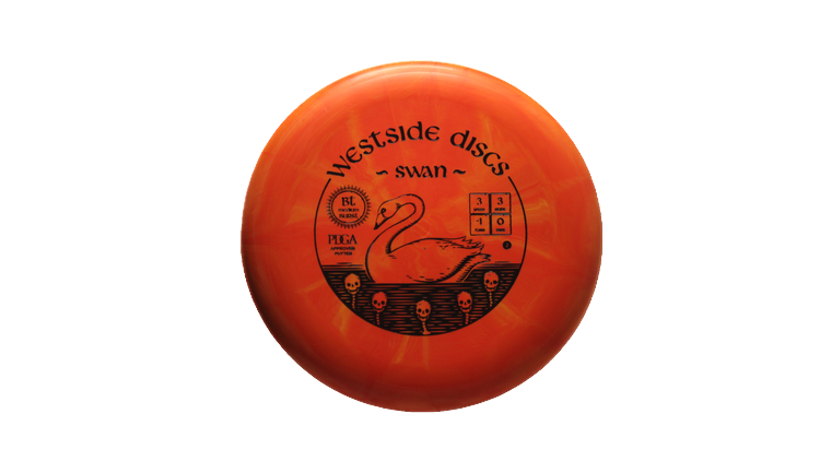 Westside Discs BT Medium Burst Swan 2 Putter Front View