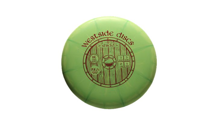 Westside Discs BT Hard Burst Shield Putter Front View