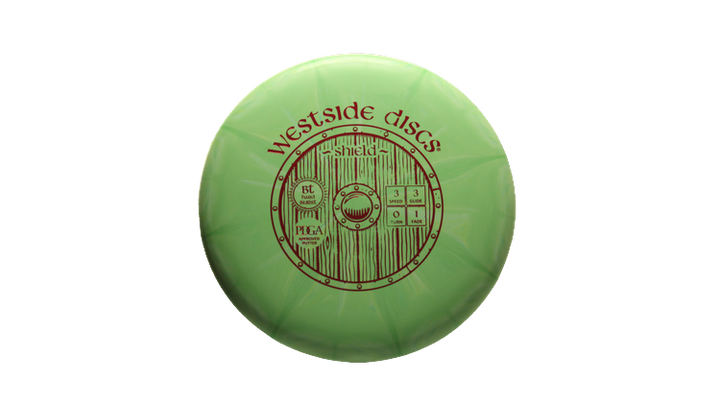 Westside Discs BT Hard Burst Shield Putter Front View