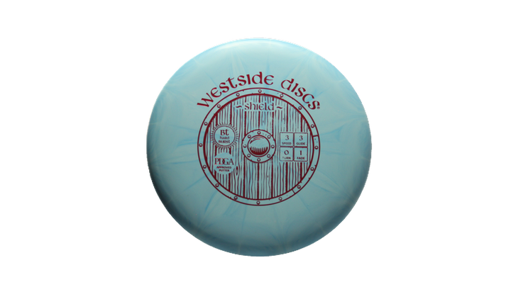 Westside Discs BT Hard Burst Shield Putter Front View