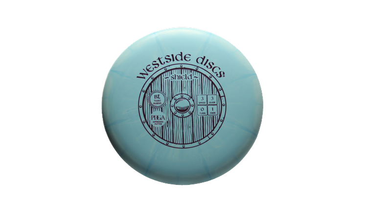 Westside Discs BT Hard Burst Shield Putter Front View