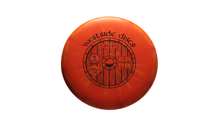 Westside Discs BT Hard Burst Shield Putter Front View