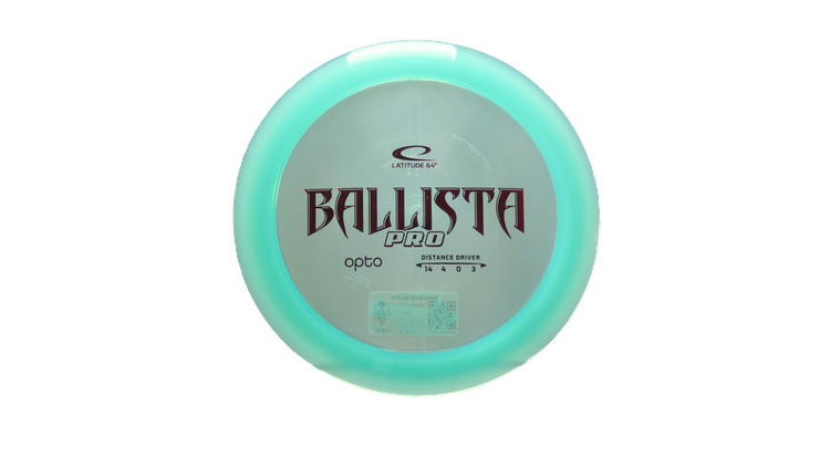Latitude 64 Opto Ballista Pro Distance Driver Front View