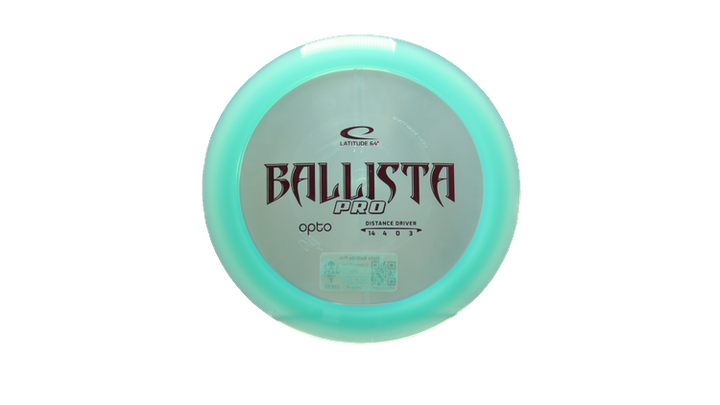 Latitude 64 Opto Ballista Pro Distance Driver Front View