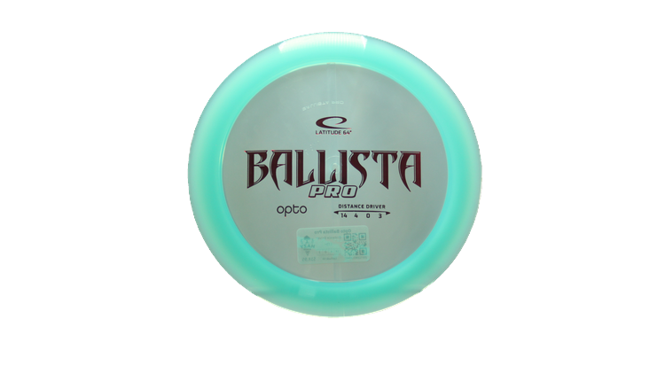 Latitude 64 Opto Ballista Pro Distance Driver Front View