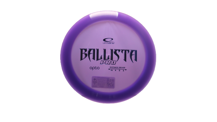 Latitude 64 Opto Ballista Pro Distance Driver Front View