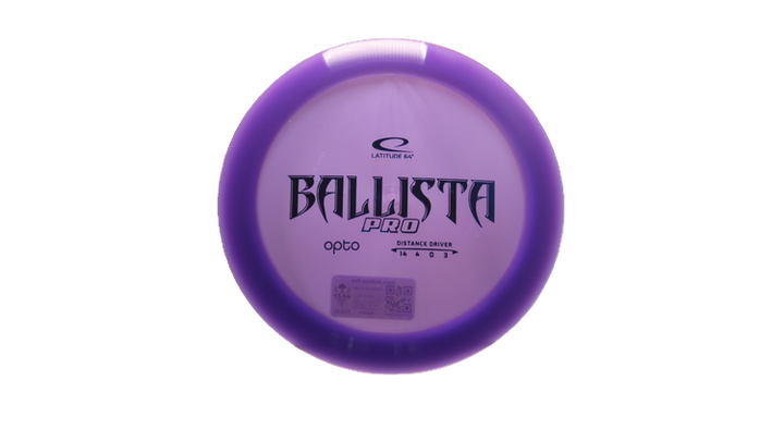 Latitude 64 Opto Ballista Pro Distance Driver Front View