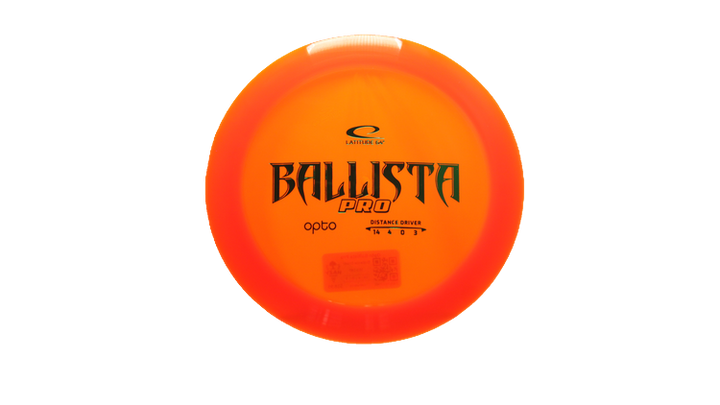 Latitude 64 Opto Ballista Pro Distance Driver Front View