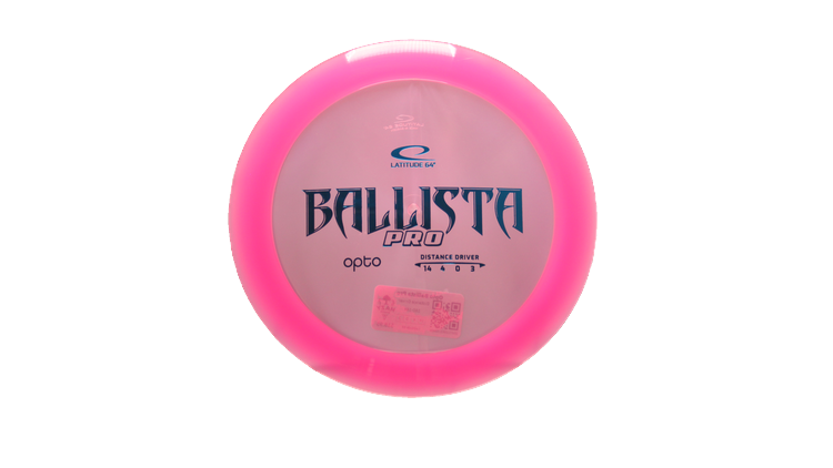 Latitude 64 Opto Ballista Pro Distance Driver Front View