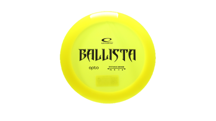 Latitude 64 Opto Ballista Distance Driver Front View