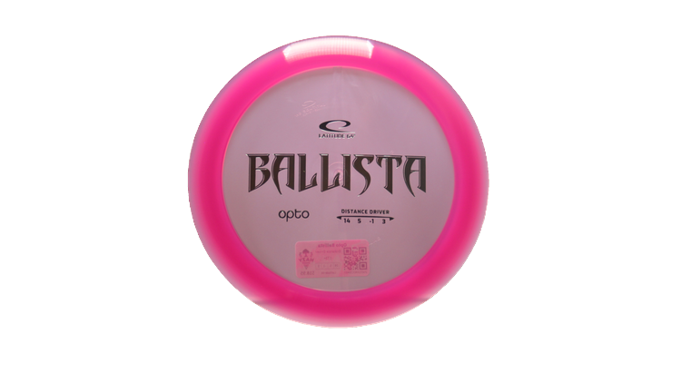 Latitude 64 Opto Ballista Distance Driver Front View