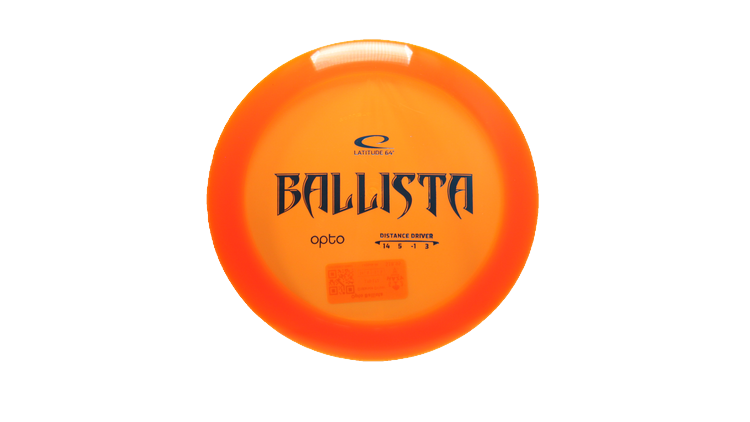 Latitude 64 Opto Ballista Distance Driver Front View