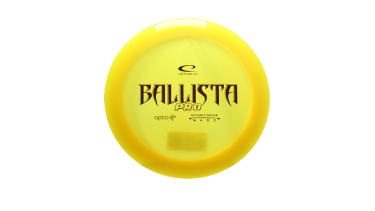 Latitude 64 Opto Air Ballista Pro Distance Driver Front View