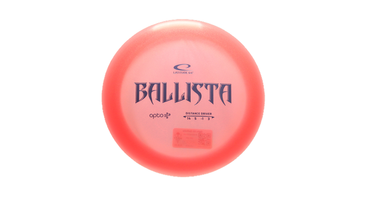 Latitude 64 Opto Air Ballista Distance Driver Front View