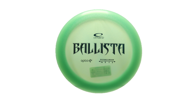 Latitude 64 Opto Air Ballista Distance Driver Front View