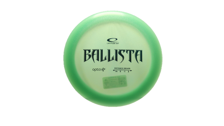 Latitude 64 Opto Air Ballista Distance Driver Front View