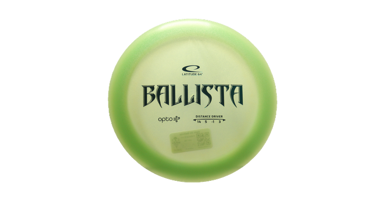 Latitude 64 Opto Air Ballista Distance Driver Front View