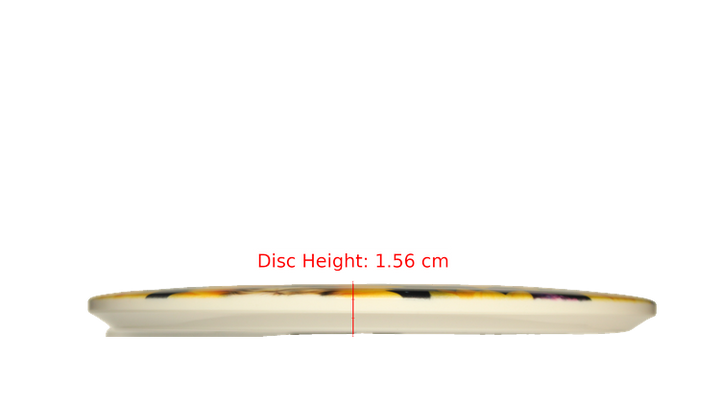 Dynamic Discs Space Kitty Sunflowers DyeMax Verdict Midrange Profile View