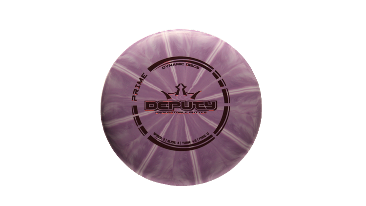 Dynamic Discs Prime Burst Deputy Putter Front View