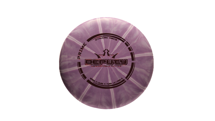 Dynamic Discs Prime Burst Deputy Putter Front View