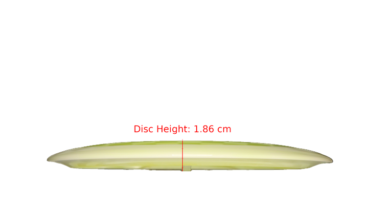 Dynamic Discs Lucid-Ice Orbit Escape Fairway Driver Profile View