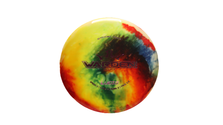 Dynamic Discs Lucid MyDye Warden Putter Front View
