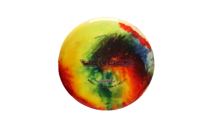 Dynamic Discs Lucid MyDye Warden Putter Front View