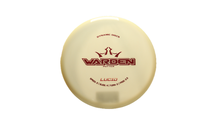 Dynamic Discs Lucid Warden Putter Front View