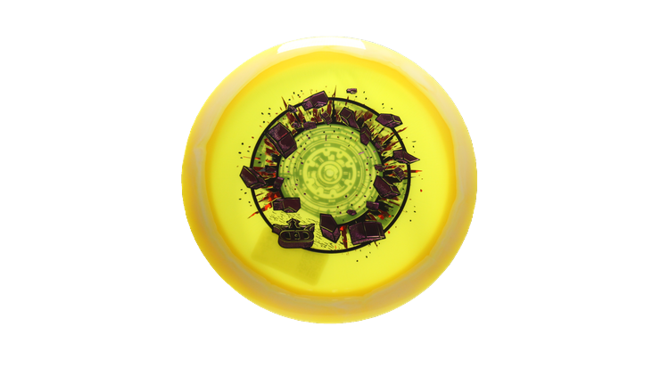 Dynamic Discs Inside Job Lucid Orbit Heist Distance Driver Front View