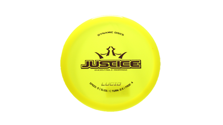 Dynamic Discs Lucid Justice Midrange Front View