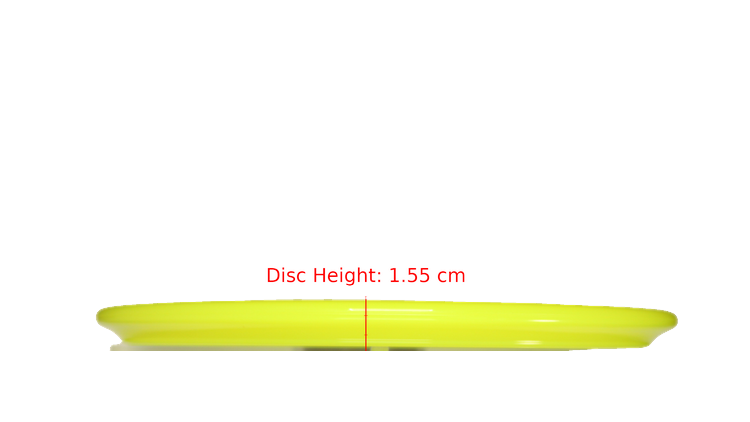 Dynamic Discs Lucid Justice Midrange Profile View