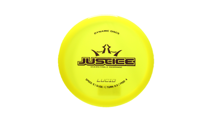 Dynamic Discs Lucid Justice Midrange Front View
