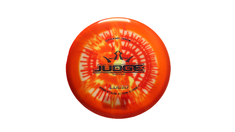 Dynamic Discs Lucid MyDye Judge Putter Front View