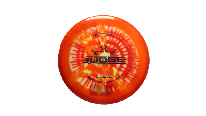 Dynamic Discs Lucid MyDye Judge Putter Front View