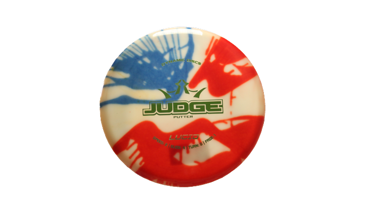 Dynamic Discs Lucid MyDye Judge Putter Front View