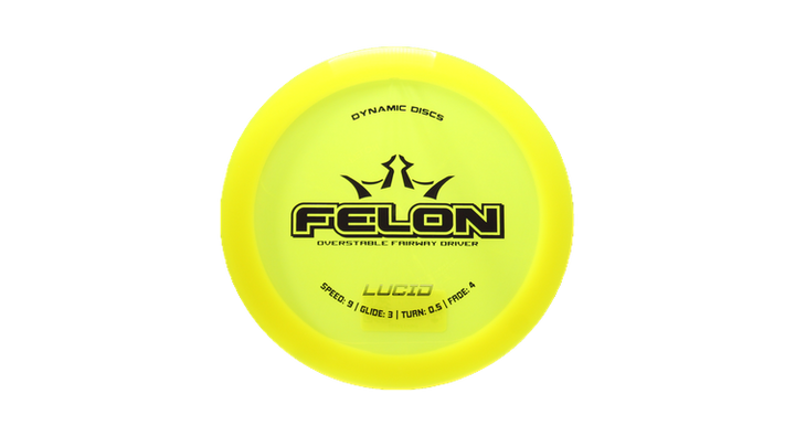 Dynamic Discs Lucid Felon Fairway Driver Front View