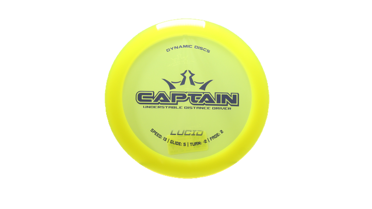 Dynamic Discs Lucid Captain Distance Driver Front View