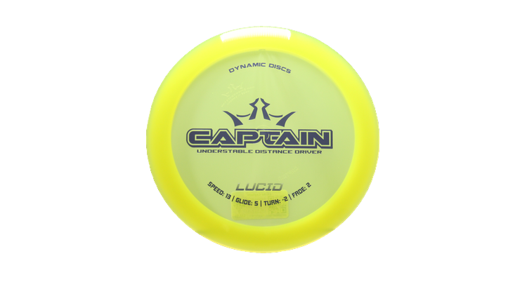 Dynamic Discs Lucid Captain Distance Driver Front View