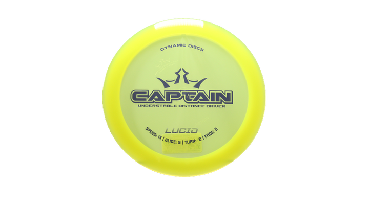 Dynamic Discs Lucid Captain Distance Driver Front View