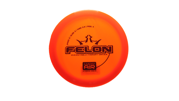Dynamic Discs Lucid Air Felon Fairway Driver Front View